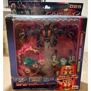 Takara Micronauts Microman 025 Magne Powers Robot Man Cross Action Figure NEW